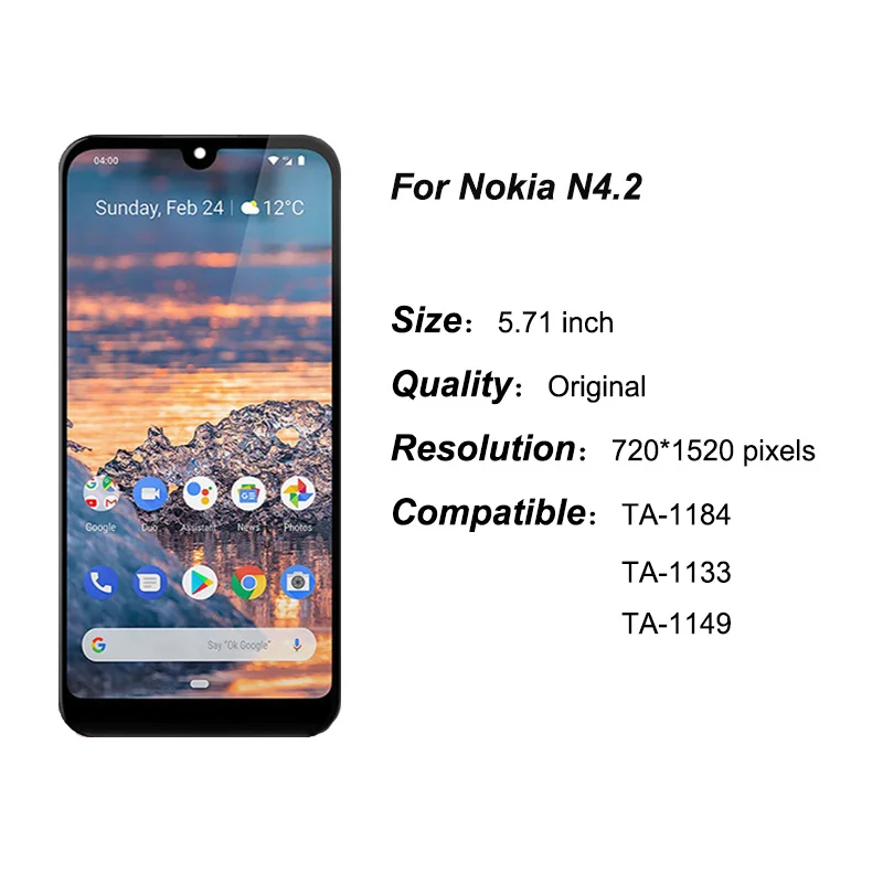 Display LCD Per Nokia 4.2 TA-1184 - Sostituzione Schermo Touch Digitizer, Compatibile Con Vari Modelli - Foto 11