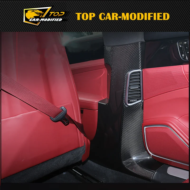 Внутренняя панель из углеродного волокна B Защитная Наклейка для 17 20 новых Panamera