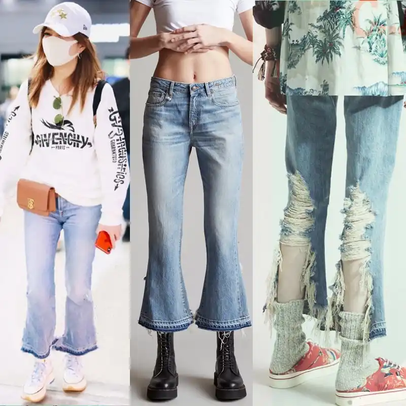 jeans with star on back