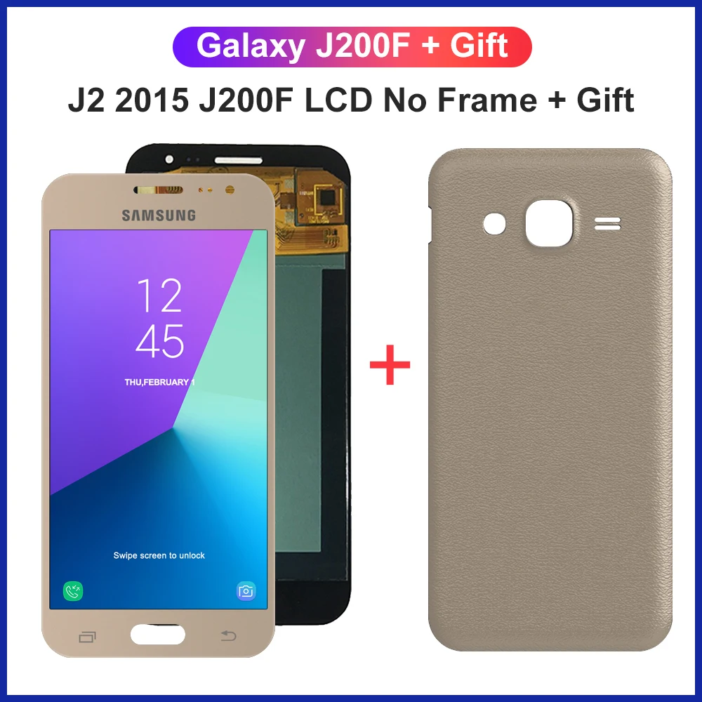 Super Amoled J2 Display For Samsung Galaxy J2 15 J0 J0f J0y J0h Lcd Display Touch Screen With J0 Battery Cover Mobile Phone Lcd Screens Aliexpress