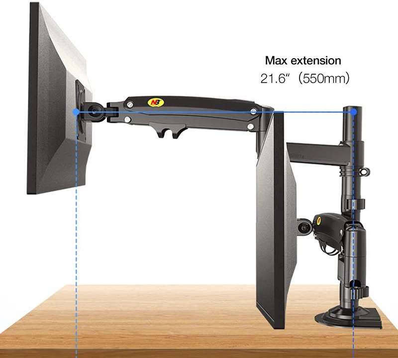 de tv lcd de movimento completo 2-12kg