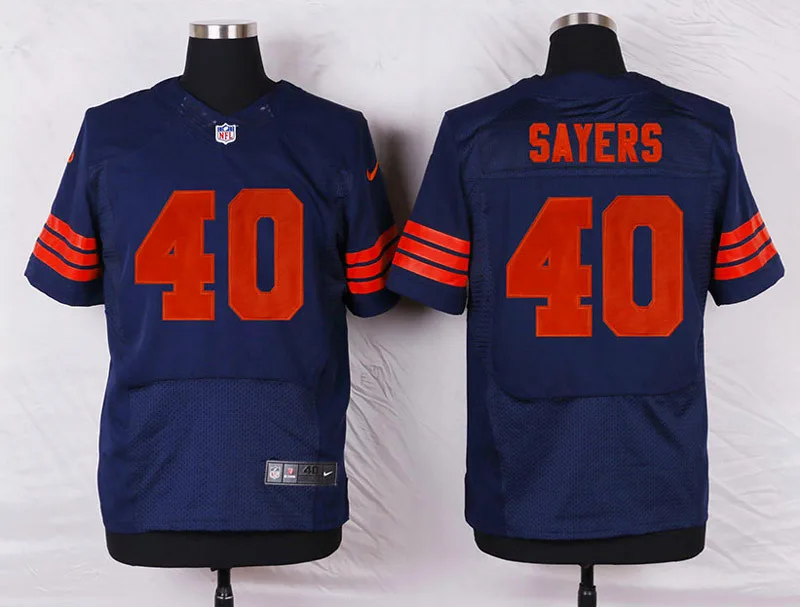 Stitiched, Chicago, Jay Cutler, Kevin White, Alshon Jeffery, Matt Forte, Kyle Fuller, Walter Payton, Mike Ditka Jersey - Цвет: Коричневый