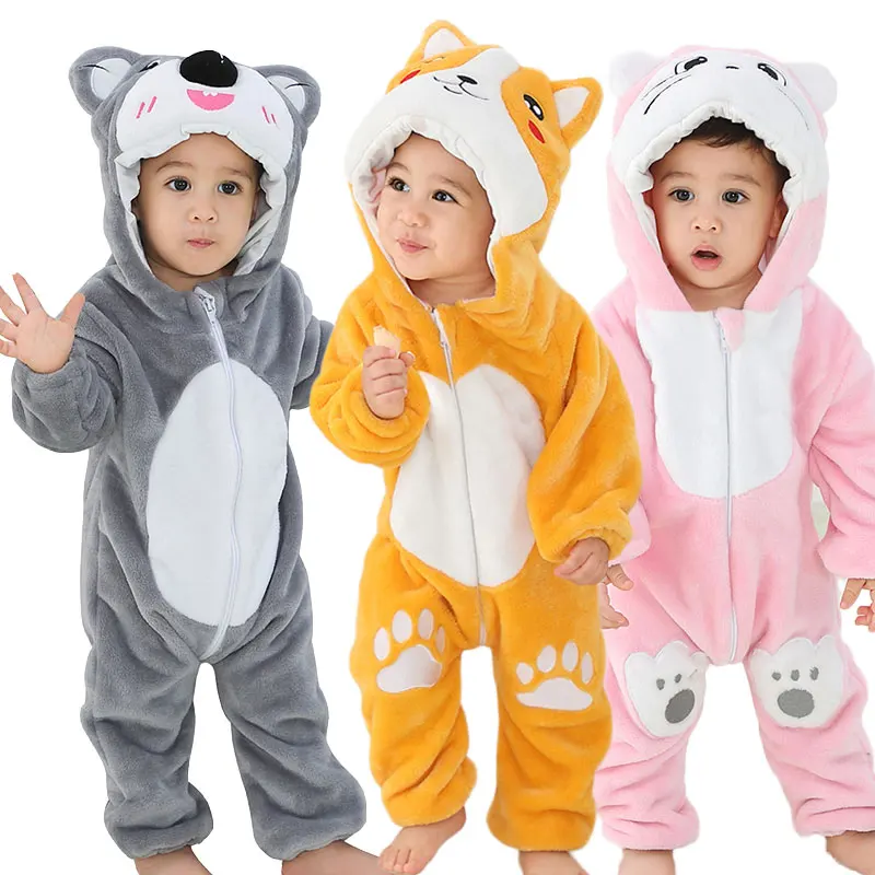 Newborn Baby Rompers Kigurumi Boy Girls Pajamas Animal Cartoon Romper Hooded Pyjama Lion Monkey Costumes Toddler Cosplay Clothes Aliexpress