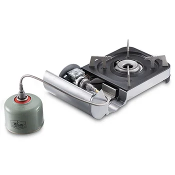 

Outdoor Gas Stove Adaptor Split Type Furnace Aluminum Alloy Adapters for Hiking Camping Traveling Converter Connector Auto-off