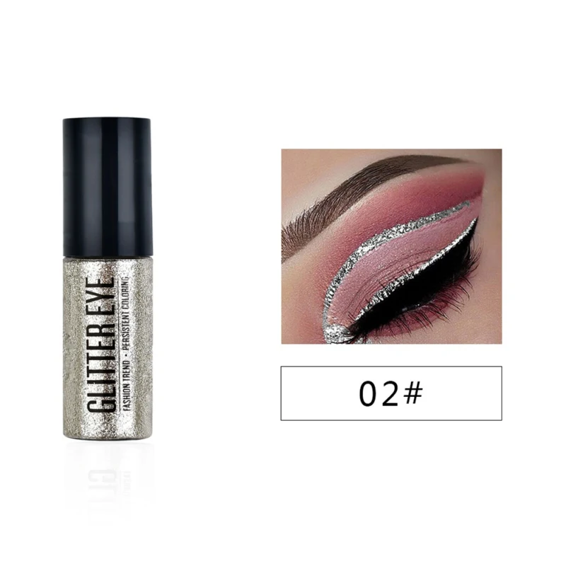 Diamond Luminous Eyeshadow Set Long Lasting Shiny Brighten Glitter Liquid Eyeshadow Makeup Liquid High Glow Cosmetics