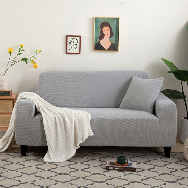 Stretch Sofa Covers for Living Room Thick Elastic Sofa Slipcover Sectional Couch Cover Furniture Protector 1/2/3/4 Seat