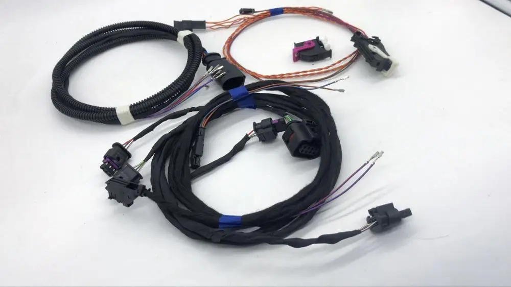 original OPS Rear 4K radar upgrade Front back 8K radar harness PDC wiring harness for VW Golf 7 Lamando G7 Tiguan Tayron T-Roc