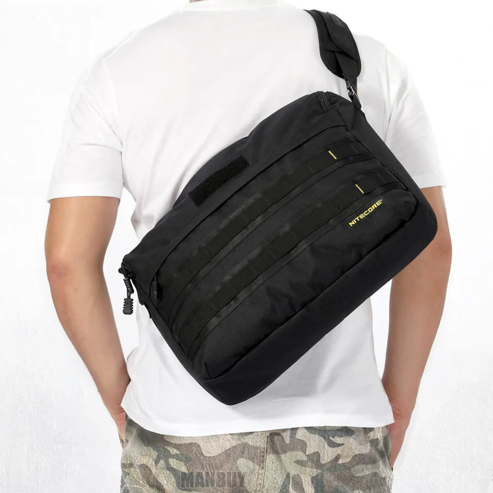 Nitecore Slb09 Outdoor Commuter Sling Bag High Strength 500d Polyester
