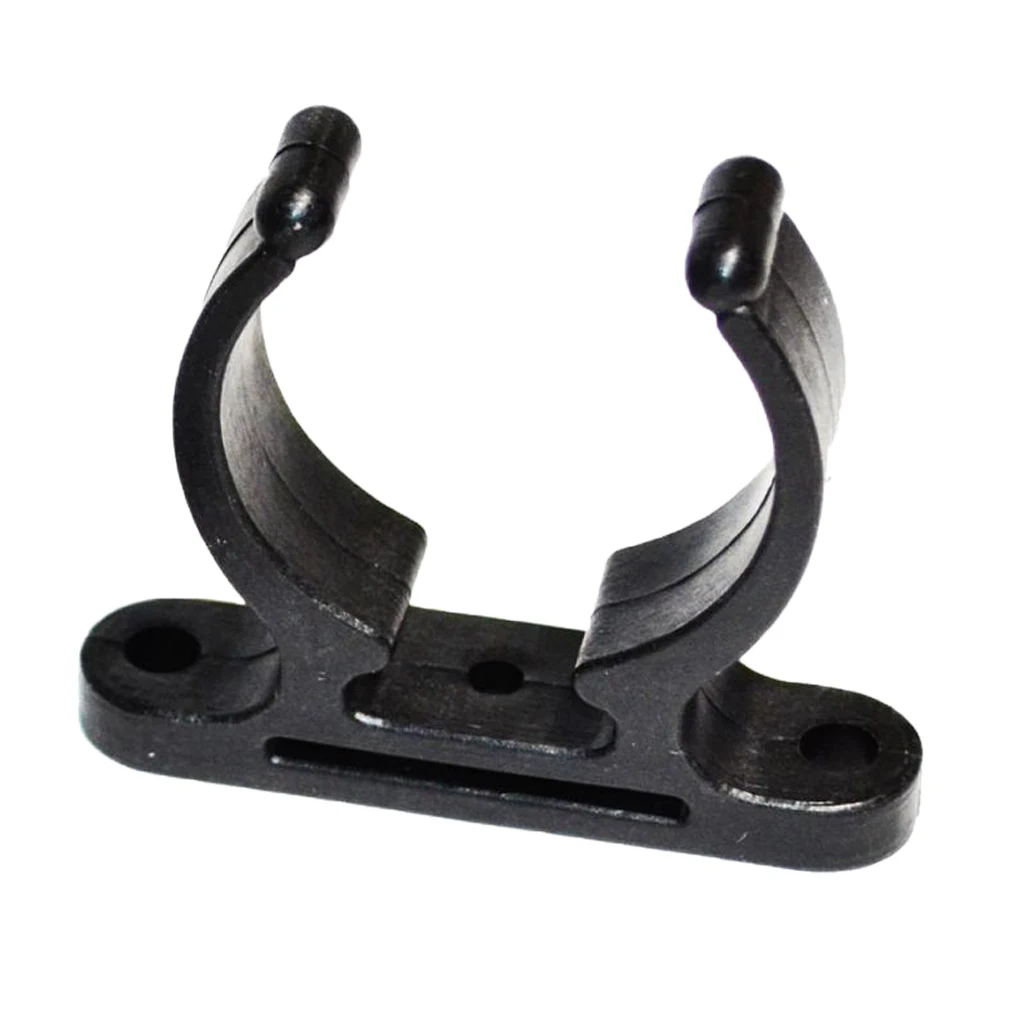 

Boat Marine Black Nylon Boat Hook Clips Holds Poles Up To 1-1/2' Diameter