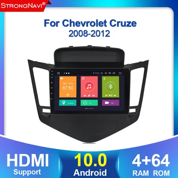 

2din Android 10 4+64G Car Radio For Chevrolet Cruze J300 2008-2012 Multimedia Player Navigation GPS Head Unit wifi BT carplay