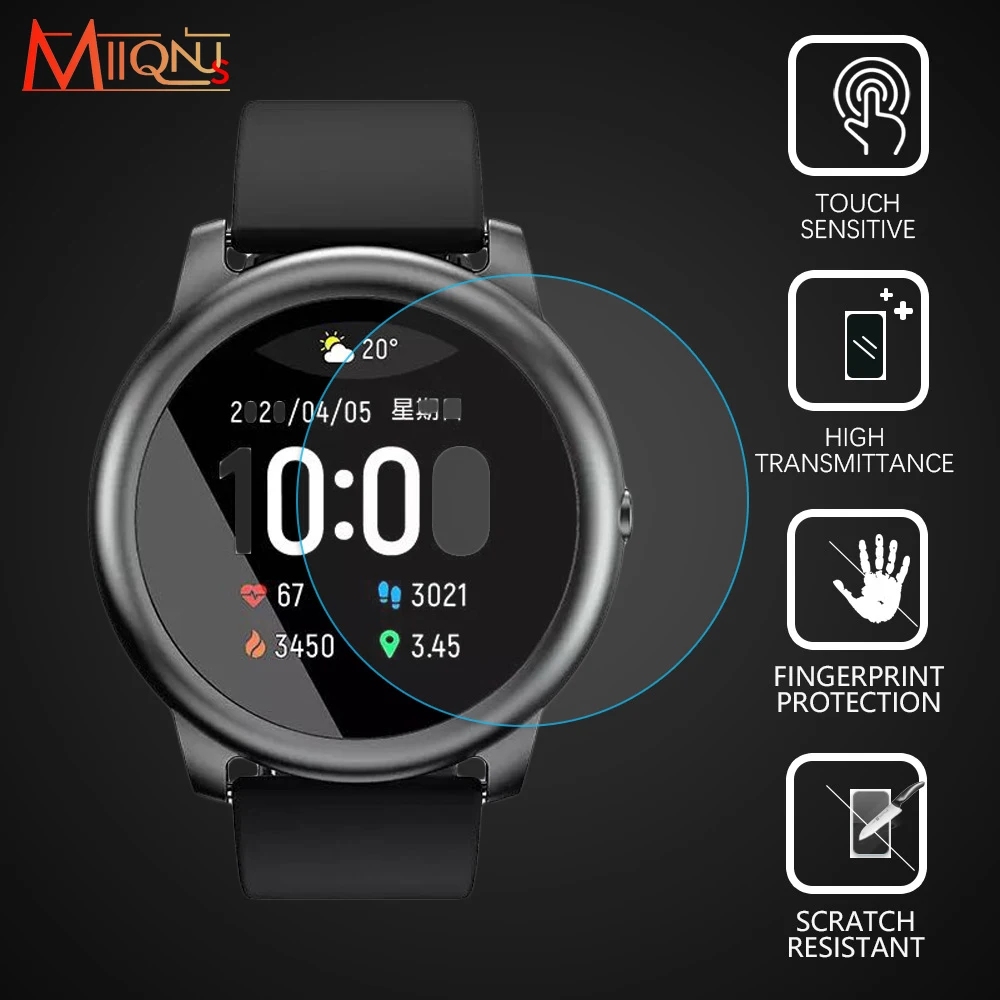 Premium Screen-Protector Smartwatch Solar-Film-Accessories Tempered-Glass Haylou