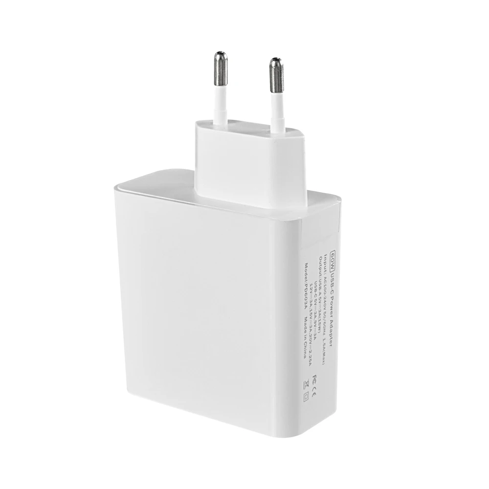 60W TYPE C USB C Wall Charger PD30W QC3 0 Charger For huawei USB C Laptops 4