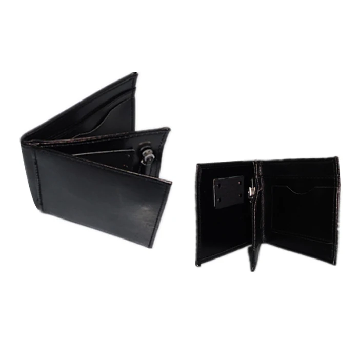 Magic Trick Fire Flaming Wallet Leather Street Show Close up Magic Props Wallet Purse KSI999