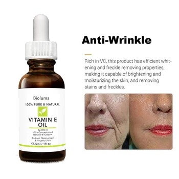 Pure Natural Cosmetic Vitamin E Oil Essential Oil Skin Care Visibly Reduce Scars Stretch Marks