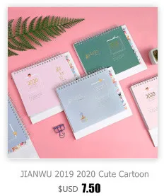 JIANWU креативная простота мини-календари DIY bullet journal стикер график обучения планировщик не липкий