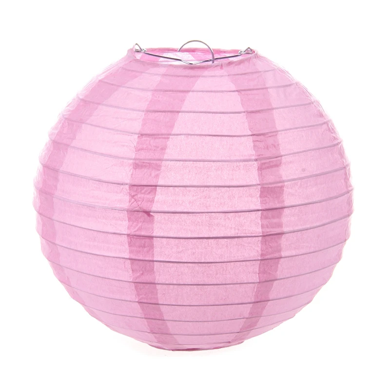 LBER Paper Lantern Wedding Party Annual Dinner DIY Decoration Assorted Pink 20cm