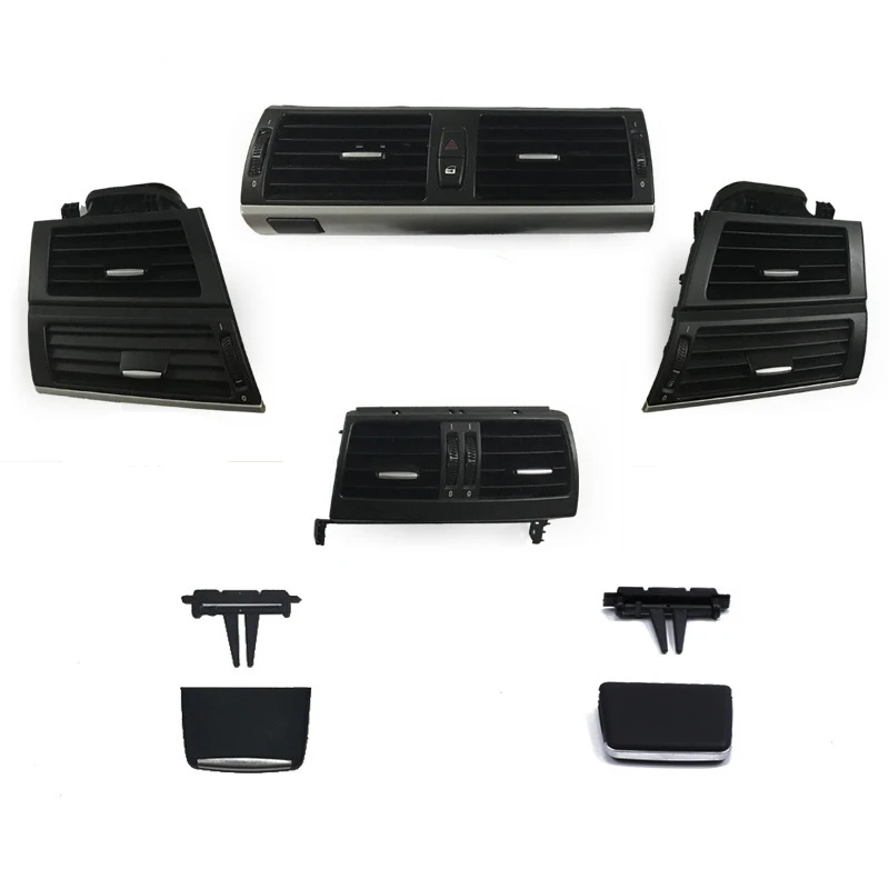 Front Rear air conditioning outlet Pick Repair Separately Install Air Vent Front Replacement for BMW X5/X6 E70 E71 2007-2013