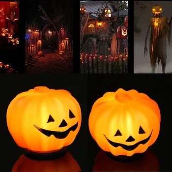 Led Lantaarn Halloween Vakantie Lichten Mini Pompoen Lamp Nachtlampje Voor Halloween Kids Geschenken Home Kamer Decoratie Garland Decor