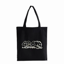 

Mopar Hellcat Men canvas bag Funny Harajuku new Large Capacity Storage Handbag Shoulder Tote Bags Women's handbag Bolsas