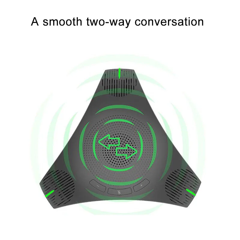 USB микрофон для Конференции всенаправленный конденсаторный Интеллектуальный DSP шумоподавление Plug-And-Play для видео-встреч, интервью