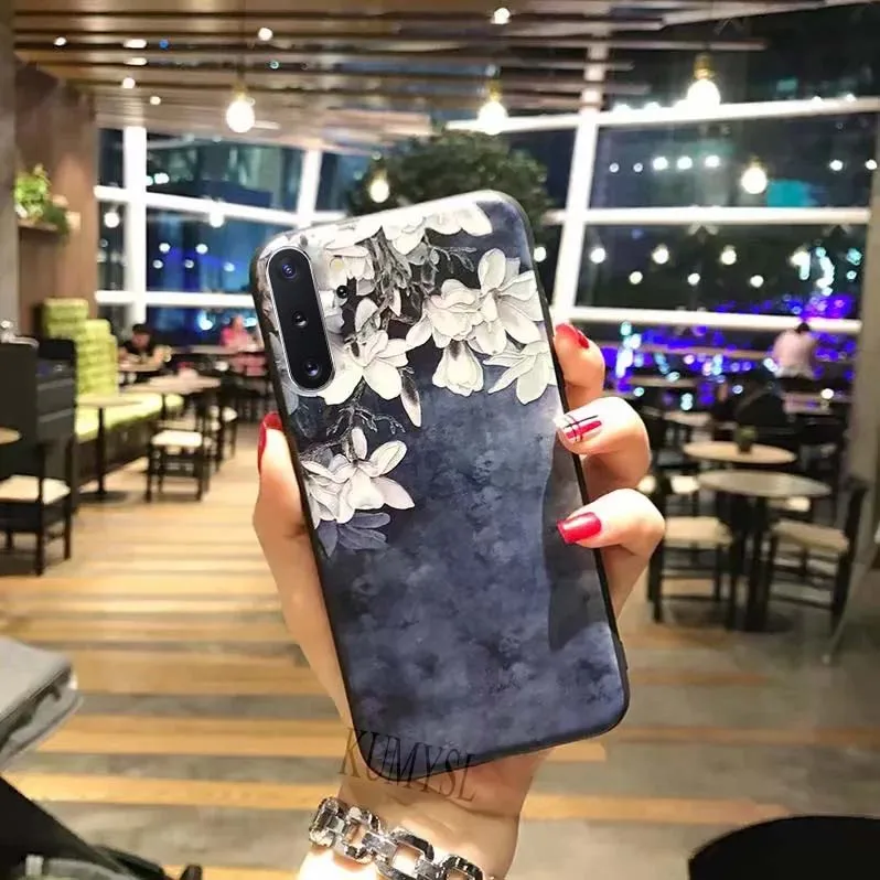11 3D чехол с изображением цветов для samsung Galaxy A50 A70 A30 A20 A10 A40 для samsung S8 S9 S10 плюс S10e Примечание 10 A6 A8 плюс A7 мягкий чехол - Цвет: 11