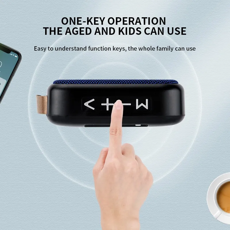 YX Q106 портативная беспроводная Bluetooth мини колонка музыкальная Портативная для