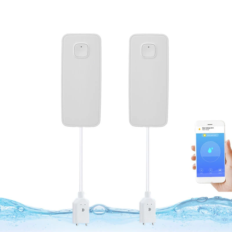 Wi-Fi датчик утечки воды утечки потока сигнализации детектор бак защита от перелива умный жизнь приложение домашний дом дистанционное управление