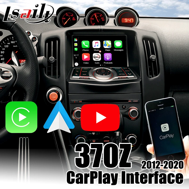 lsailt wireless carplay interface for nissan 370z 2010 2018 integrated android auto videos inputs youtube vehicle gps aliexpress us 425 0 15 off lsailt wireless carplay interface for nissan 370z 2010 2018 integrated android auto videos inputs youtube vehicle gps