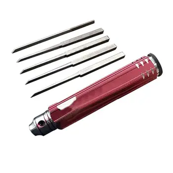 

Model Hobby Carving Knife Scribe line cutting tool replace 5 blade chisel + I2T2