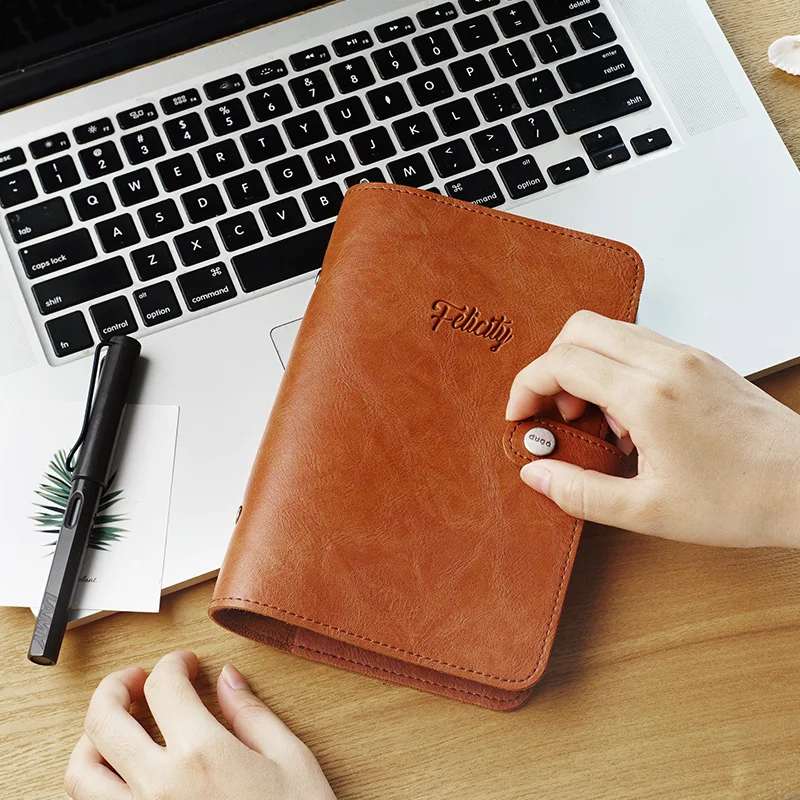 Ceny Porządku obrad 2019 Retro Vintage skórzana okładka luźne liści biznesowy notebook wymienne papieru podróżnik notatnik artykuły biurowe