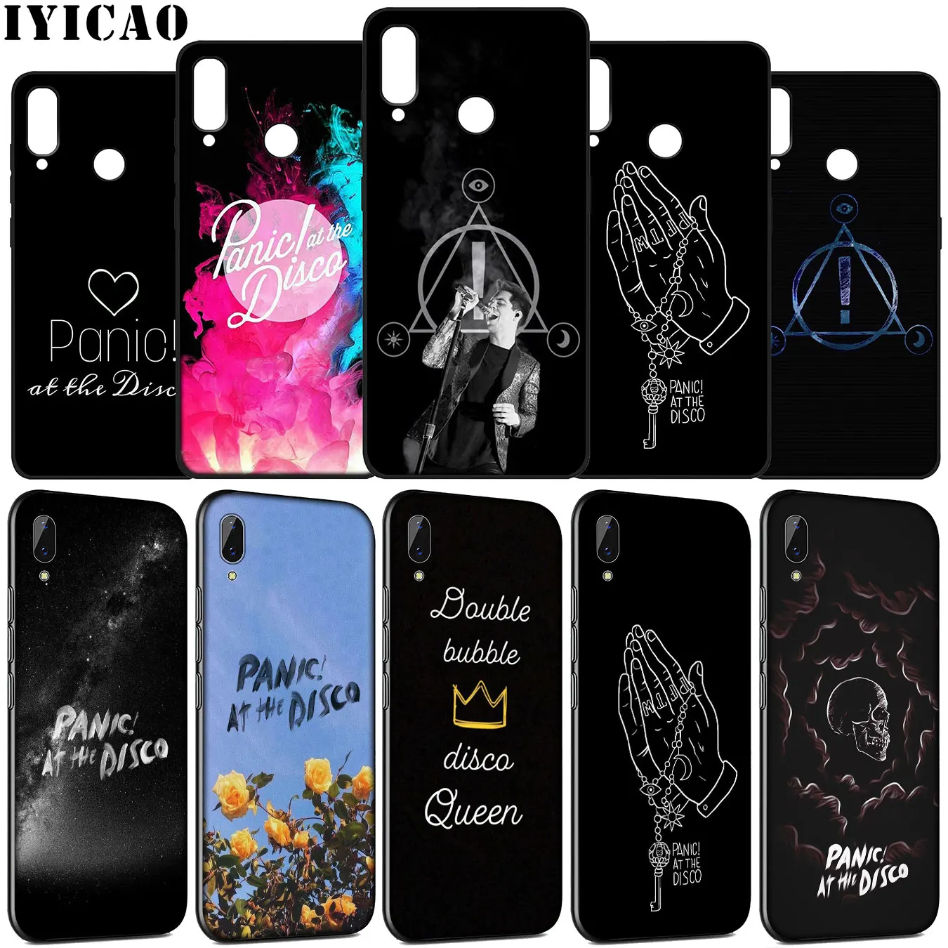 Panic At The Disco Soft Silicone Case for Huawei Y9 Y7 Y6 Prime 2019 Honor view 20 8C 8X 8 9 9X 10 Lite 7C 7X 7A Pro | Мобильные