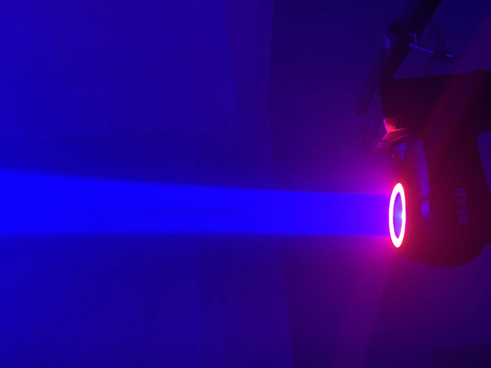 DJ светильник ing mini moving head светодиодный 60 Вт Луч сценический светодиодный светильник с 12 Светодиодный SMD5050 RGB супер яркий светодиодный стробоскоп Точечный светильник фирмы "DMX" контроль