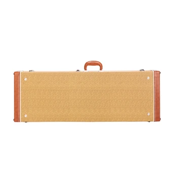 

High Grade Electric Guitar Square Hard Case Flat Yellow