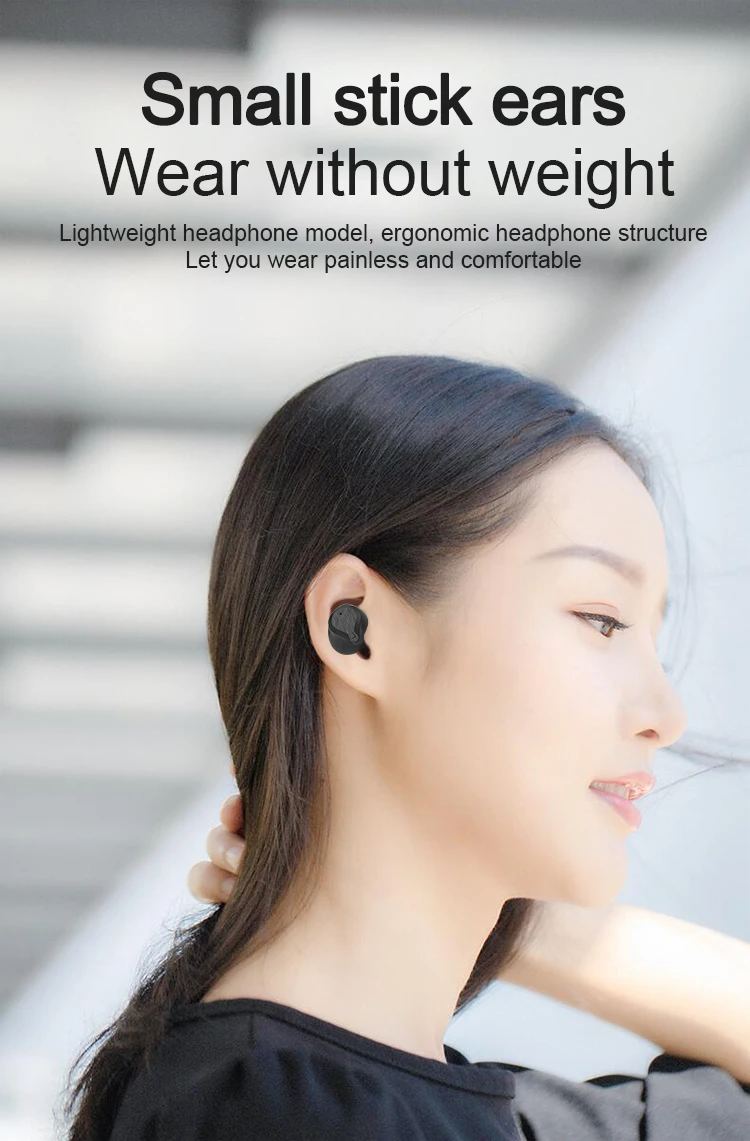 TS40 TWS беспроводные Bluetooth наушники Bluetooth 5,0 сенсорное управление в ухо носить безопасно 18 ч Время воспроизведения для IOS и Android