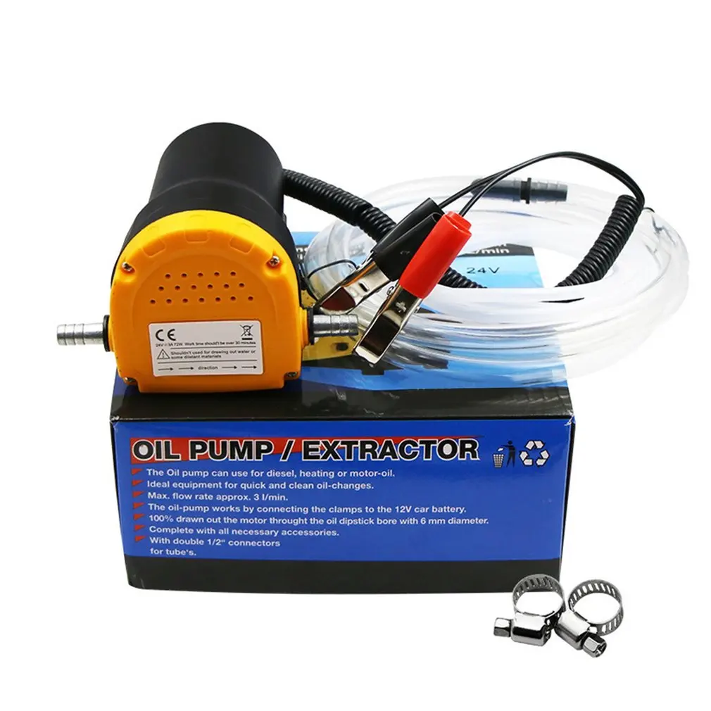 12 V/24 V двигатель масляный насос высокого давления Электрический самовсасывающий насос моторное масло экстрактор для дизеля Scavenge всасывания передачи насос для замены для автомобиля
