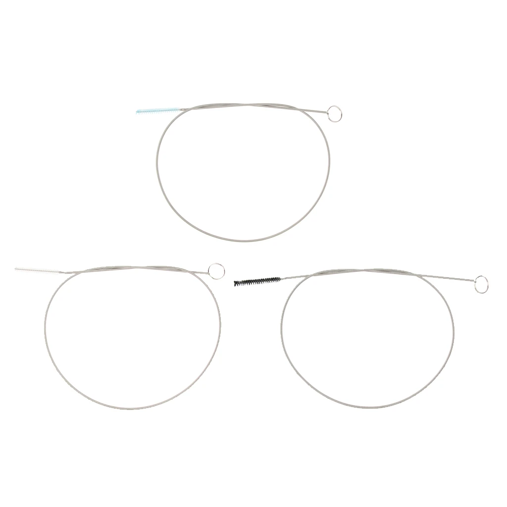 Folding Hydration Pack Hose Brush Water Bag Tube Spring Scrub Pipe Cleaner