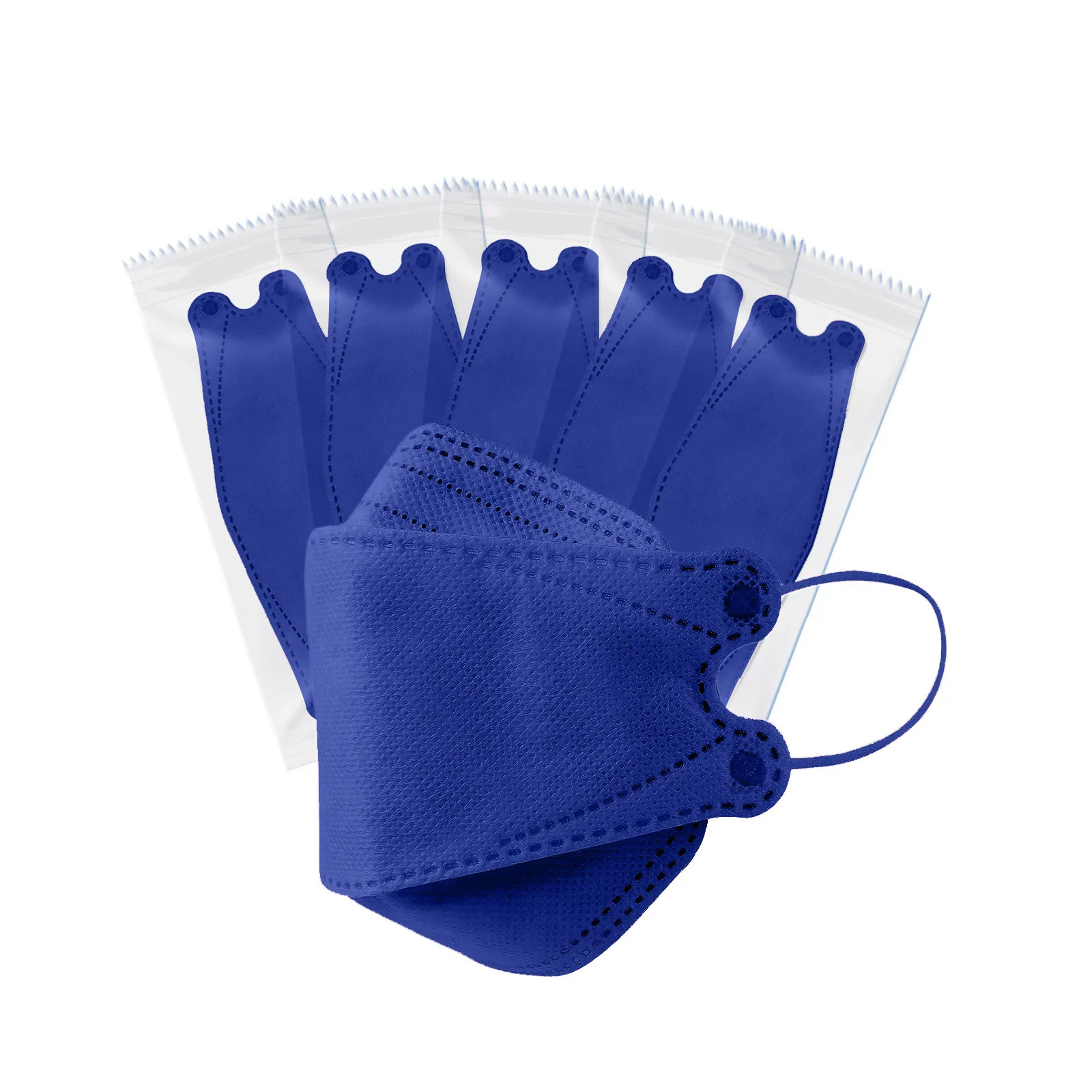 10/20/30/40/50PC azul real niños máscaras desechables no tejida de máscara facial para niños Unisex máscara de boca mascarilla Enfant
