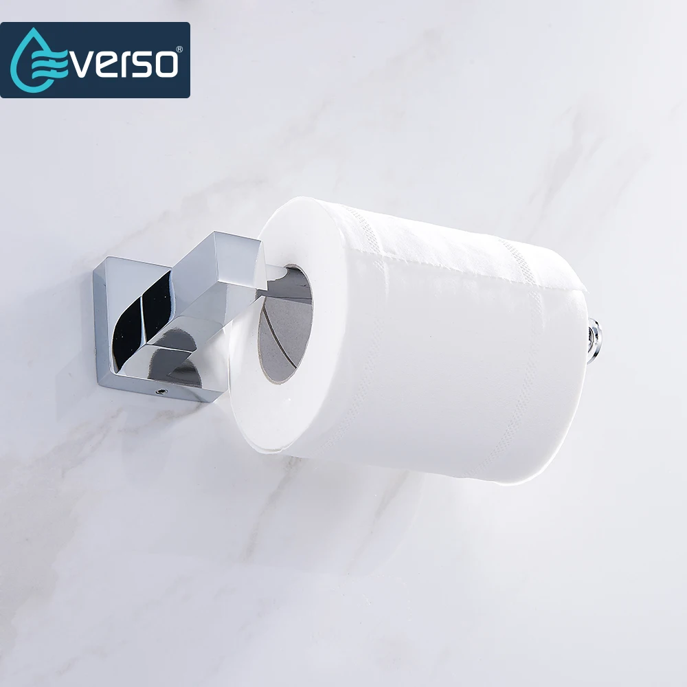 Держатель для туалетной бумаги EVERSO настенный держатель из хромированной