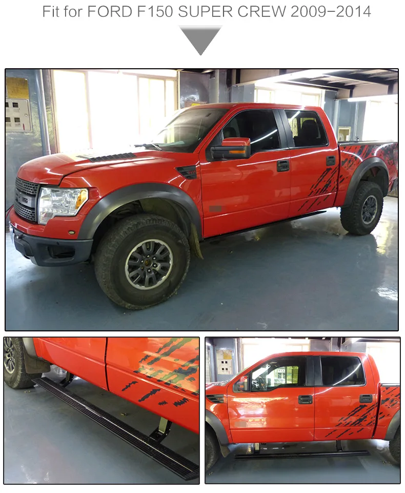 Горячая сторона шаг бега доска nerf бар для ram F150 пикап