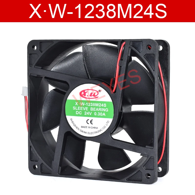 

Оригинальный X.W-1238M24S DC24V 0.30A две линии Вентилятор охлаждения