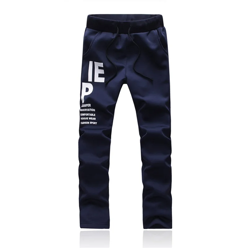 Mens Clothing 2 Sets Piece Men Set Sport Tracksuit Outfit SweatSuits Hoodies& Long Pants Track 5XL Large Size Tracksuit Men Set - Цвет: Navy