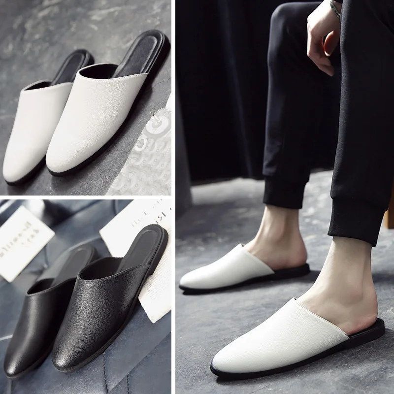 

2018 New Style Summer Men ban tuo xie Breathable Slip-on Loafers Korean-style Youth Trendy Shoes 950