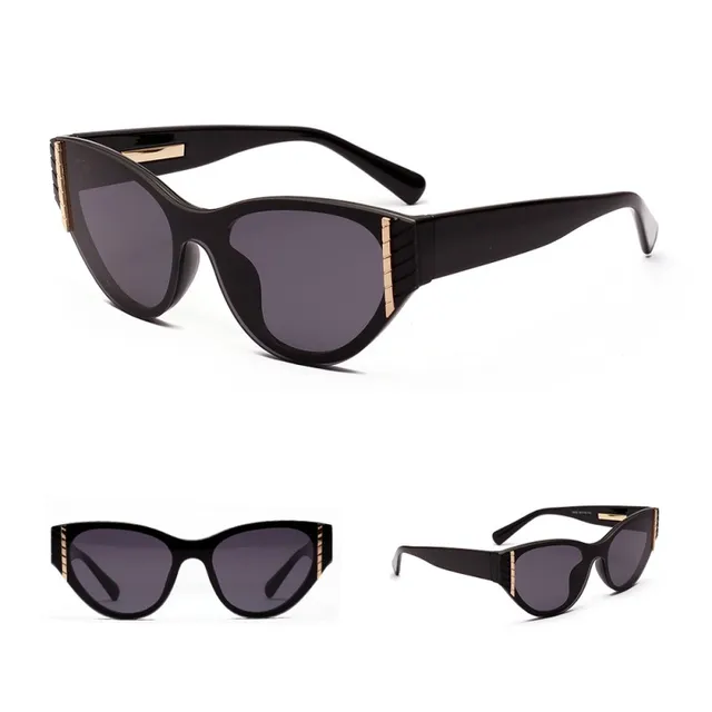Купить женские солнцезащитные очки с заклепками в стиле ретро оправой картинки цена