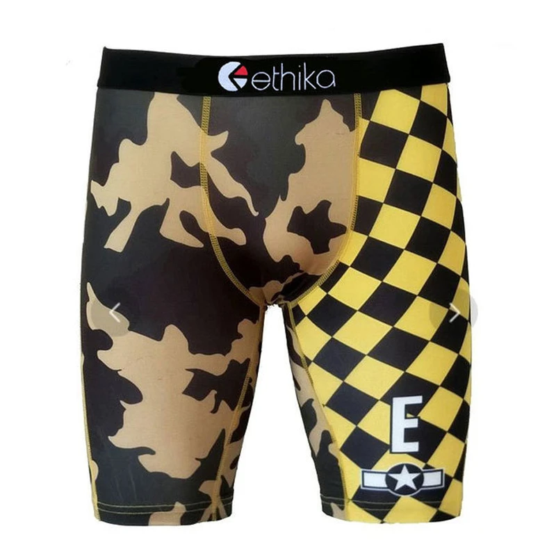 Ethika ropa para hombre, bóxer de pierna larga, estampado Gay, nuevo estilo, bragas de LICRA de poliéster, personalizada, venta al por - AliExpress