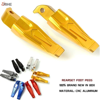

For Yamaha MT07 2013-2018 Motorcycle foot pegs Motobike CNC Aluminum parts Rear Passenger Footrests Backseat pedal