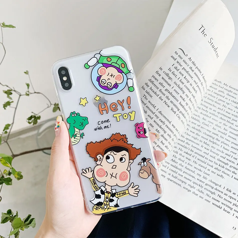 Милый мультяшный чехол для iphone 11 Pro, корпус мобильного телефона для iphone XS XR XS Max 6s 7 8 Plus Crayon Shin-chan Мягкий защитный чехол