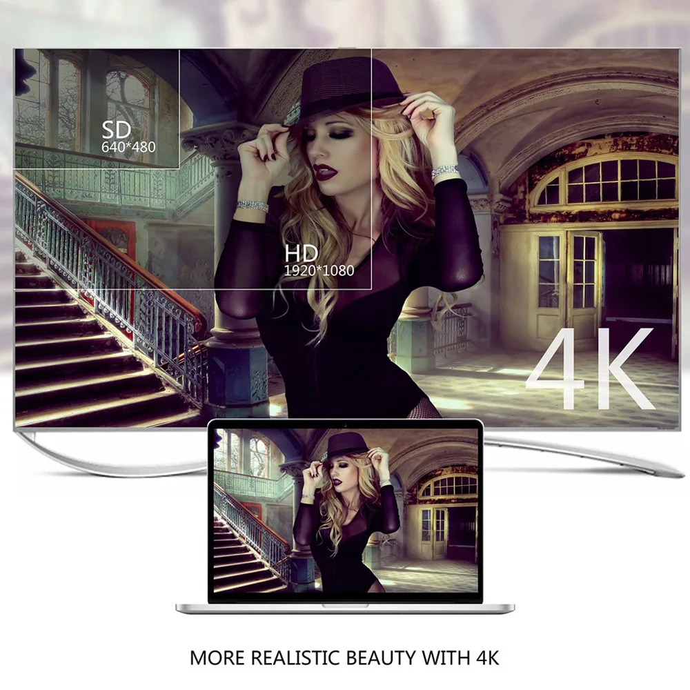 4K 2K 3×1 HDMI Cable Splitter HD 1080P Video Switcher