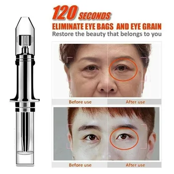 

Eye Serum 2 Minutes Instant Lifting Liquid Pump Eye Bag Removal Cream Effect Puffiness Wrinkles Fine Lines Dark Circles Creams