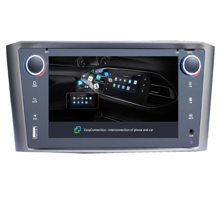 Android 9,0 Автомобильный мультимедийный плеер для Toyota Avensis T25 2003-2008 Wifi Bluetooth Радио DVD gps навигация Видео Аудио
