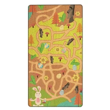 Водонепроницаемый детский игровой коврик для дома, для детей дошкольного возраста, игрушки для украшения, мультяшный рисунок, нескользящий толстый коврик для обучения, коврик